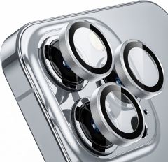 iPhone 14 Pro Max/iPhone 14 Pro Gümüş Kamera Lens Koruyucu