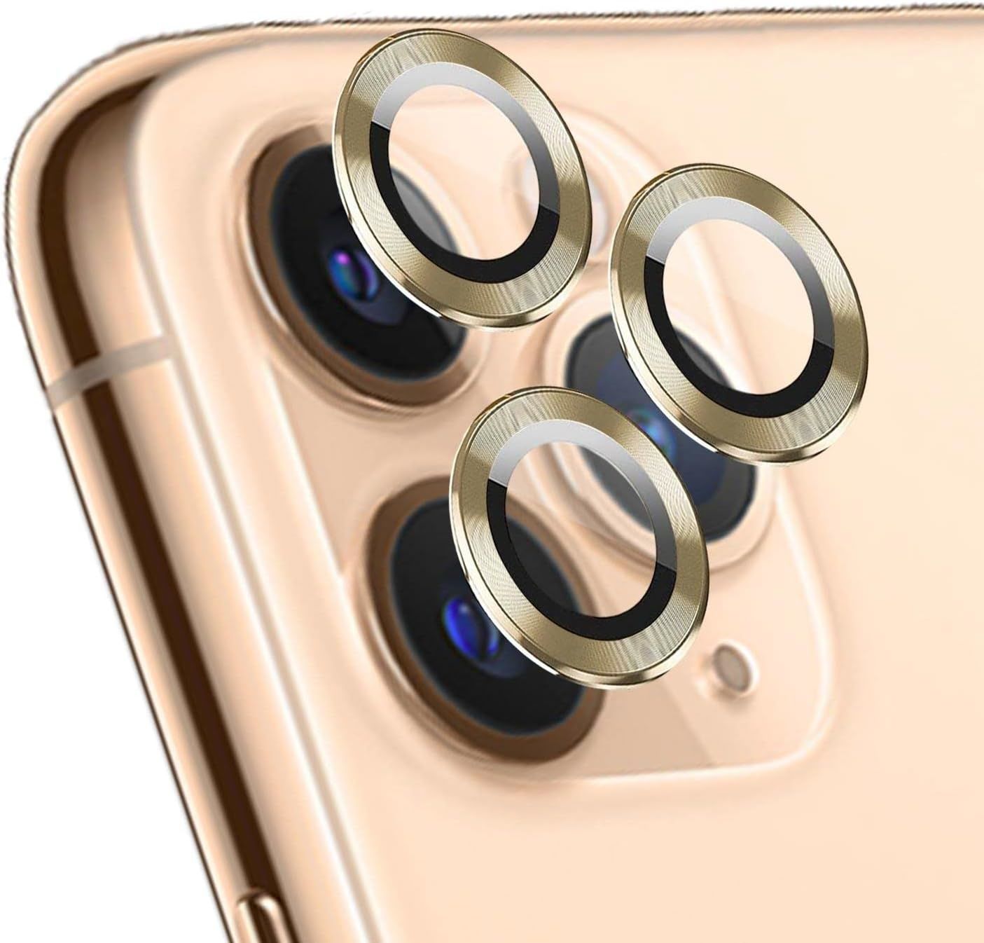 iPhone 11 Pro Max/iPhone 11 Pro Altın Kamera Lens Koruyucu
