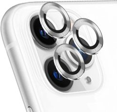 iPhone 11 Pro Max/iPhone 11 Pro Gümüş Kamera Lens Koruyucu