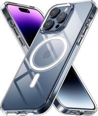 iPhone 13 Pro Max MagSafe Şeffaf Kılıf