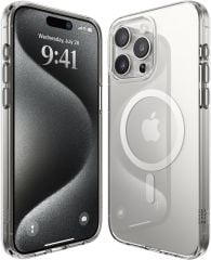 iPhone 15 Pro Max MagSafe Şeffaf Kılıf