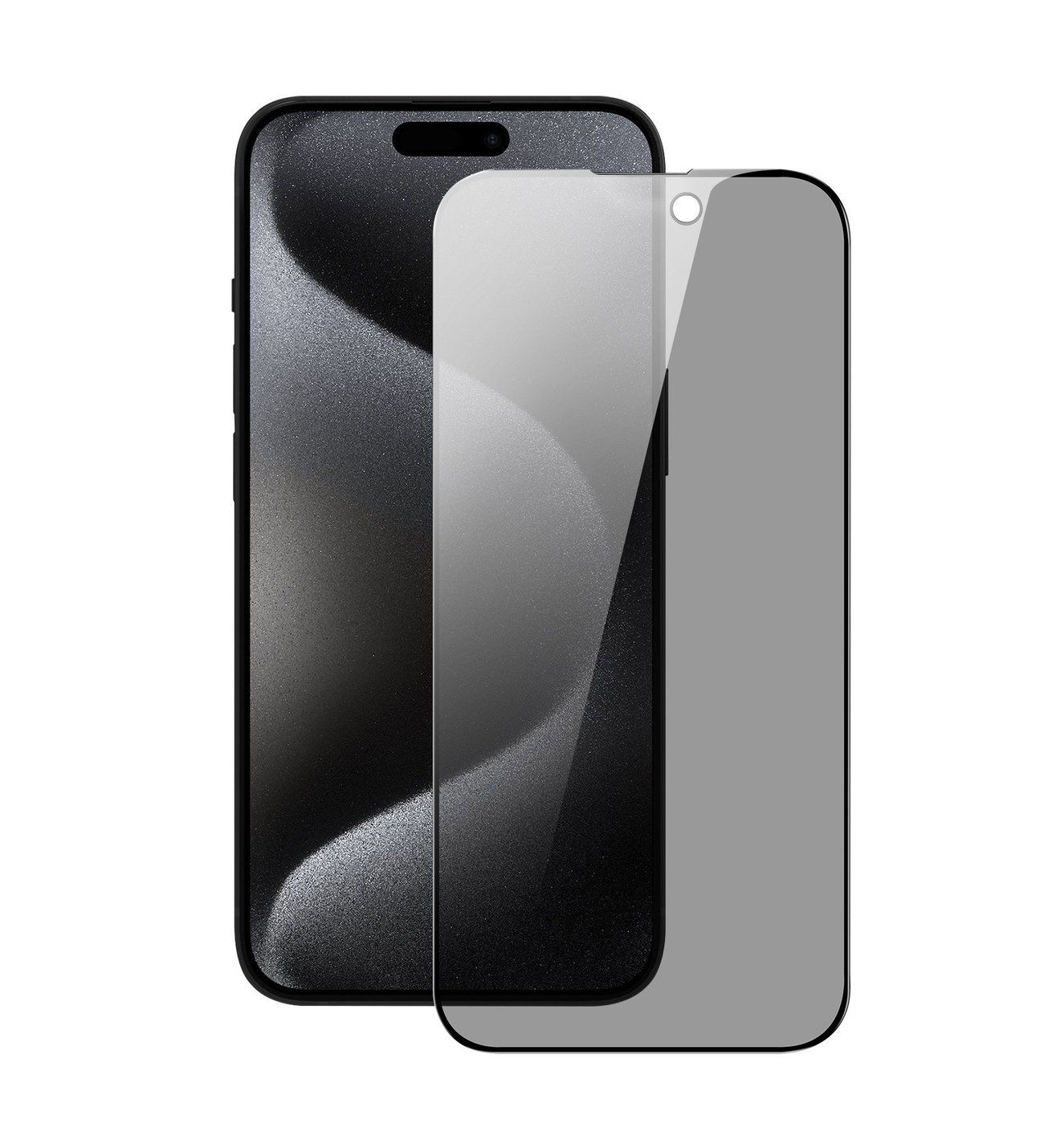 (GUARD HAYALET) Iphone 15 Pro Max Uyumlu Hayalet Tam Kaplayan Guard Serisi Cam Ekran Koruyucu