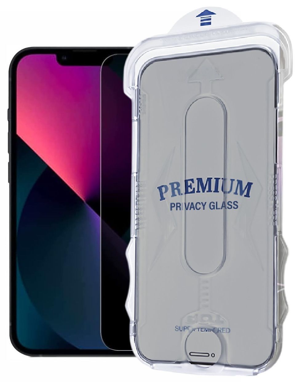 (MAGIC HAYALET) iPhone 12 Uyumlu Hayalet Özellikli Kolay Kurulum Aparatlı Premium Cam Ekran Koruyucu