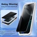 (ARMOR HAYALET) iPhone 16 Pro Uyumlu Hizalama Aparatlı Hayalet Özellikli Armor Ekran Koruyucu