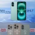 (GUARD HAYALET) Iphone 16 Plus Uyumlu Hayalet Özellikli Tam Kaplayan Guard Serisi Cam Ekran Koruyucu