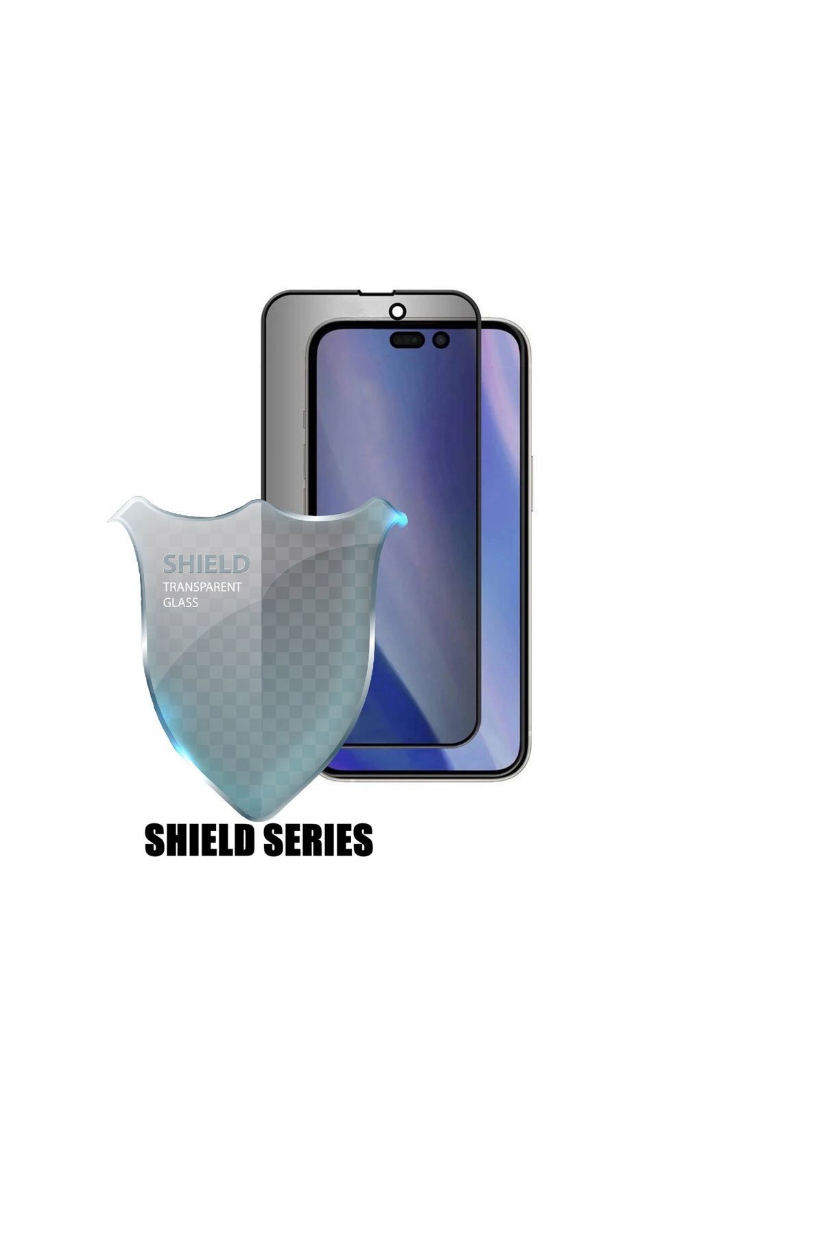 (SHIELD HAYALET) iPhone 16 Plus Uyumlu Hayalet 6D Tam Kaplayan Temperli Cam Ekran Koruyucu