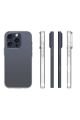 (2MM ŞEFFAF) Iphone 16 Pro Uyumlu Şeffaf Yumuşak Esnek Silikon Kılıf