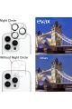 (TAM LENS) iPhone 13 Pro Max / 13 Pro Uyumlu Tek Parça Tam Kapatan Kamera Lens ve Yüzey Koruyucu