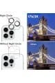 (TAM LENS) iPhone 13 Pro Max / 13 Pro Uyumlu Tek Parça Tam Kapatan Kamera Lens ve Yüzey Koruyucu