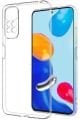 (TIPALI ŞEFFAF) Redmi Note 11s Kamera Koruyuculu Şarj Yeri Tıpalı Yumuşak Şeffaf Silikon Kılıf