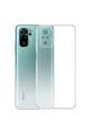 (TIPALI ŞEFFAF) Xiaomi Redmi Note 10 Kamera Koruyuculu Şarj Yeri Tıpalı Yumuşak Şeffaf Silikon Kılıf
