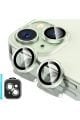 (SAFIR) Iphone 15 / 15 Plus Uyumlu Safir Kamera Lens Koruyucu Takma Aparatlı Kolay Kurulum