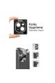 (SAFİR) Iphone 13 / 13 Mini Uyumlu Kolay Kurulum Aparatlı Safir Kamera Lens Koruyucu 2'li Set