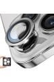 (SAFİR) Iphone 14 Pro Max / 14 Pro Uyumlu Safir Kamera Lens Koruyucu Takma Aparatlı Kolay Kurulum