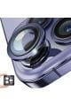 (SAFİR) Iphone 14 Pro Max / 14 Pro Uyumlu Safir Kamera Lens Koruyucu Takma Aparatlı Kolay Kurulum