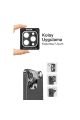 (SAFİR) Iphone 14 Pro Max / 14 Pro Uyumlu Safir Kamera Lens Koruyucu Takma Aparatlı Kolay Kurulum