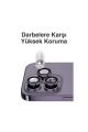 (SAFİR) Iphone 14 Pro Max / 14 Pro Uyumlu Safir Kamera Lens Koruyucu Takma Aparatlı Kolay Kurulum