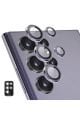 (SAFİR) Samsung S24 Ultra Uyumlu Safir Kamera Lens Koruyucu Takma Aparatlı Kolay Kurulum 5'li Set