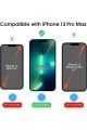 (2 CAM + 2 LENS) iPhone 13 Pro Max Uyumlu 2 Adet Ekran Koruyucu ve 2 Adet Kamera Lens Koruyucu