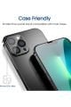 (2 CAM + 2 LENS) iPhone 13 Pro Max Uyumlu 2 Adet Ekran Koruyucu ve 2 Adet Kamera Lens Koruyucu