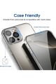 (2 CAM + 2 LENS) iPhone 16 Pro Uyumlu 2 Adet Ekran Koruyucu ve 2 Adet Kamera Lens Koruyucu