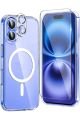 (3'ü 1 ARADA) iPhone 16 Uyumlu 1 MagSafe Kılıf + 1 Ekran Koruyucu + 1 Kamera Lens Koruyucu