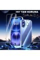 (5'i 1 ARADA) iPhone 16 Uyumlu 1 Şeffaf Kılıf + 2 Ekran Koruyucu + 2 Kamera Lens Koruyucu
