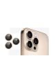 (METAL LENS) Iphone 16 Pro Max / 16 Pro Uyumlu Çöl Titanyum Metal Kamera Lens Koruyucu