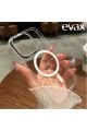 (SERT MİKA KILIF) iPhone 15 Pro Uyumlu Şeffaf Sert Mika SARARMAZ Magsafe İnce Fit Kılıf