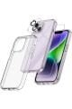 (ŞEF+CAM+LENS) iPhone 14 Plus Uyumlu 1 Şeffaf Kılıf + 1 Ekran Koruyucu + 1 Kamera Lens Koruyucu