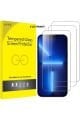 3'lü Paket iPhone 13 Pro Max Uyumlu Temperli HD+ Cam Ekran Koruyucu (3'lü Paket)