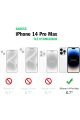 3'lü Paket iPhone 14 Pro Max Uyumlu Temperli HD+ Cam Ekran Koruyucu (3'lü Paket)