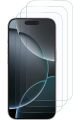 3'lü Paket iPhone 16 Pro Max Uyumlu Temperli HD+ Cam Ekran Koruyucu (3'lü Paket)