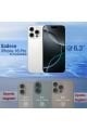 3'lü Paket iPhone 16 Pro Uyumlu Temperli HD+ Cam Ekran Koruyucu (3'lü Paket)