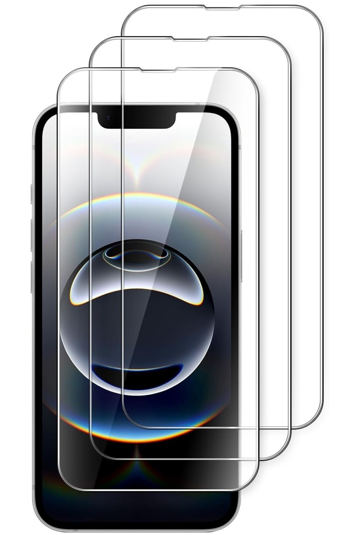 3'lü Paket iPhone 16e 2025 Uyumlu Temperli HD+ Cam Ekran Koruyucu (3'lü Paket)