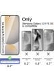 3'lü Paket Samsung S24 FE Uyumlu Temperli HD+ Cam Ekran Koruyucu (3'lü Paket)