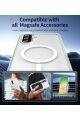 (MİKA MAGSAFE) Samsung Galaxy A56 Uyumlu Şeffaf Sert Mika SARARMAZ Magsafe İnce Fit Kılıf