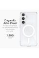 (MAGSAFE) Samsung Galaxy S25 Uyumlu MagSafe Wireless Özellikli Şeffaf Kılıf