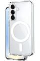 (MAGSAFE) Samsung Galaxy S25 PLUS Uyumlu MagSafe Wireless Özellikli Şeffaf Kılıf