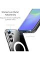 (MAGSAFE) Samsung Galaxy A36 Uyumlu MagSafe Wireless Özellikli Şeffaf Kılıf