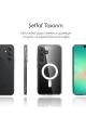 (MAGSAFE) Samsung Galaxy A26 Uyumlu MagSafe Wireless Özellikli Şeffaf Kılıf