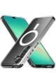 (MAGSAFE) Samsung Galaxy A26 Uyumlu MagSafe Wireless Özellikli Şeffaf Kılıf