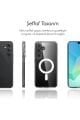 (MAGSAFE) Samsung Galaxy A16 Uyumlu MagSafe Wireless Özellikli Şeffaf Kılıf