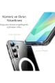 (MAGSAFE) Samsung Galaxy A16 Uyumlu MagSafe Wireless Özellikli Şeffaf Kılıf