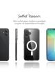 (MAGSAFE) Samsung Galaxy A06 Uyumlu MagSafe Wireless Özellikli Şeffaf Kılıf