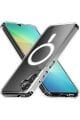 (MAGSAFE) Samsung Galaxy A06 Uyumlu MagSafe Wireless Özellikli Şeffaf Kılıf