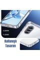 (LUX ŞEFFAF) Samsung Galaxy A36 Şeffaf Kamera Yeri Korumalı Silikon Kılıf