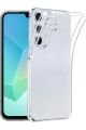 (TIPALI ŞEFFAF) Samsung Galaxy A16 Şeffaf Silikon Kılıf / Kamera Yeri Korumalı / Şarj Yeri Tıpalı