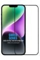 iPhone 14 ile Uyumlu 6D Tam Kaplayan 9H Temperli ESD Anti-Statik HD+ Cam Ekran Koruyucu