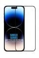 iPhone 15 Pro Max ile Uyumlu 6D Tam Kaplayan 9H Temperli ESD Anti-Statik HD+ Cam Ekran Koruyucu
